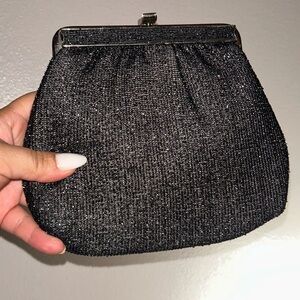 HL USA Black Evening Clutch